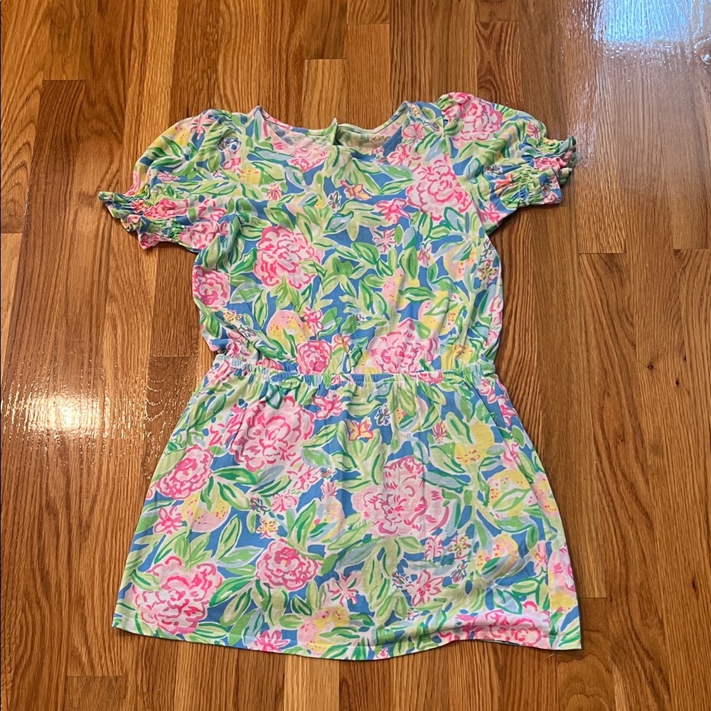 Lilly Pulitzer Kids Dress - Pink and Green Floral
